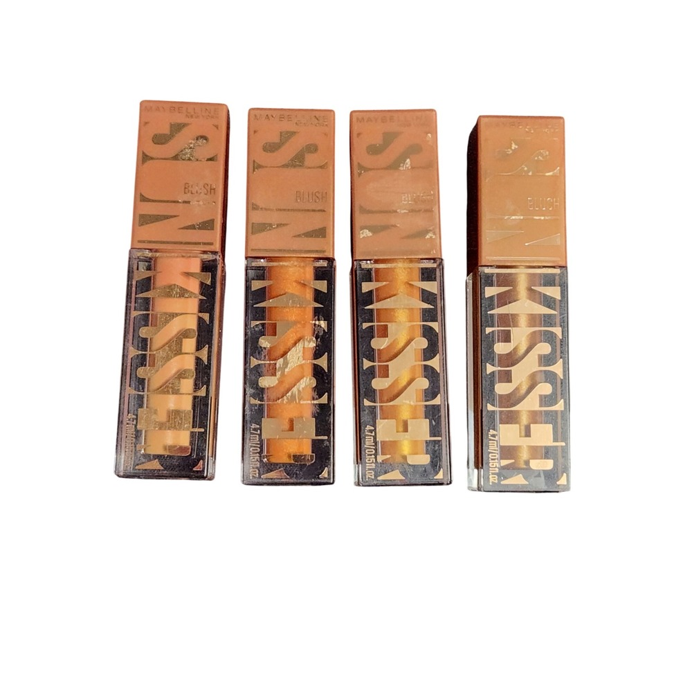 Maybelline Sunkisser Liquid Blush Lot of 4 Uptown Glow Rooftop Views Bronze